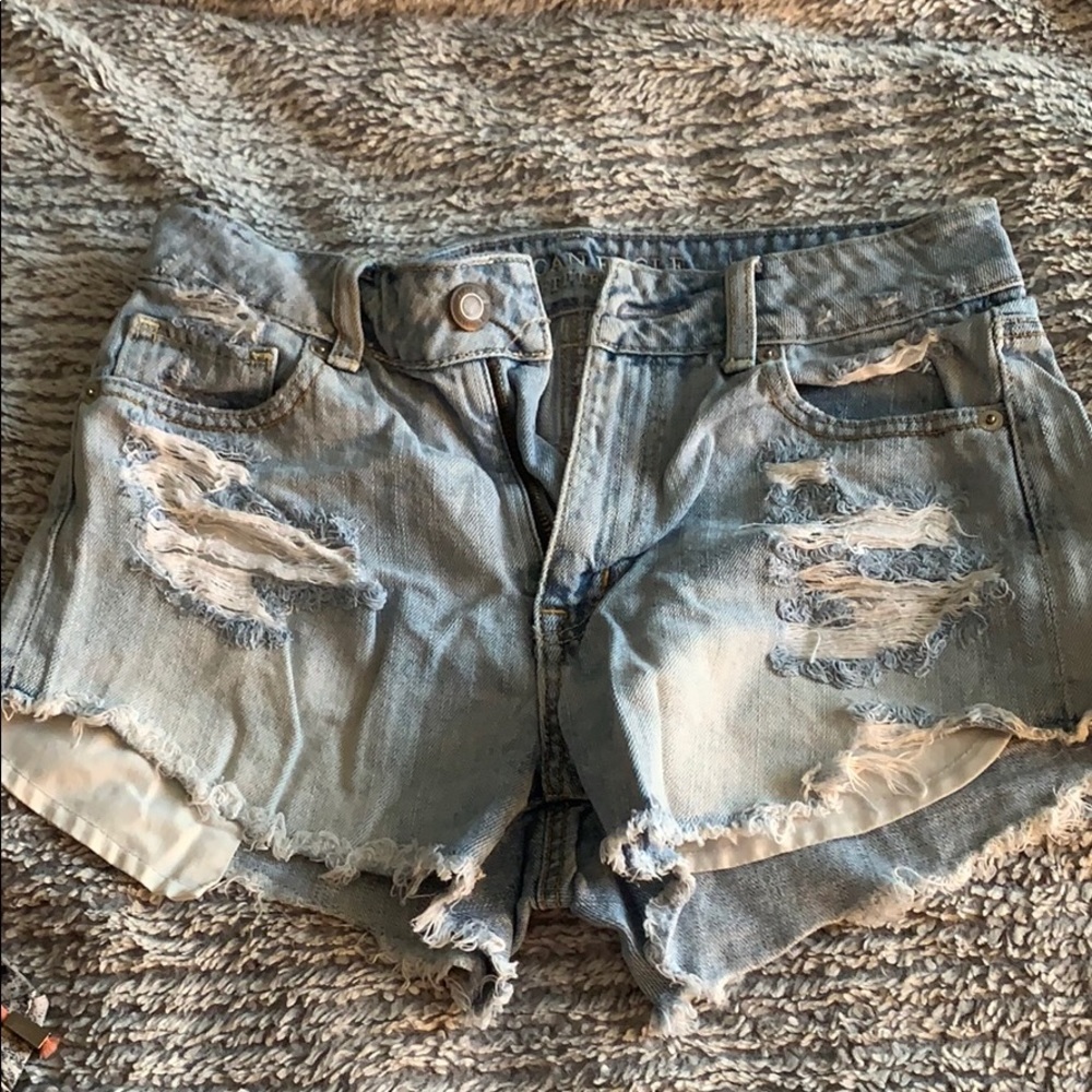 American eagle high rise cut off